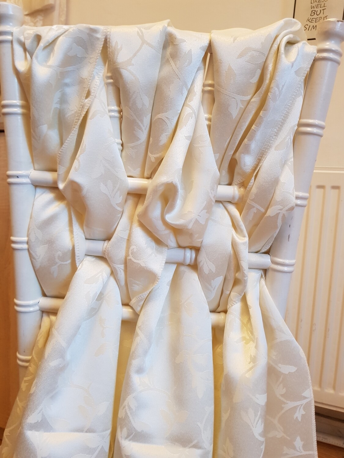 Esarfe confectionate din jacard ivory  20x180cm