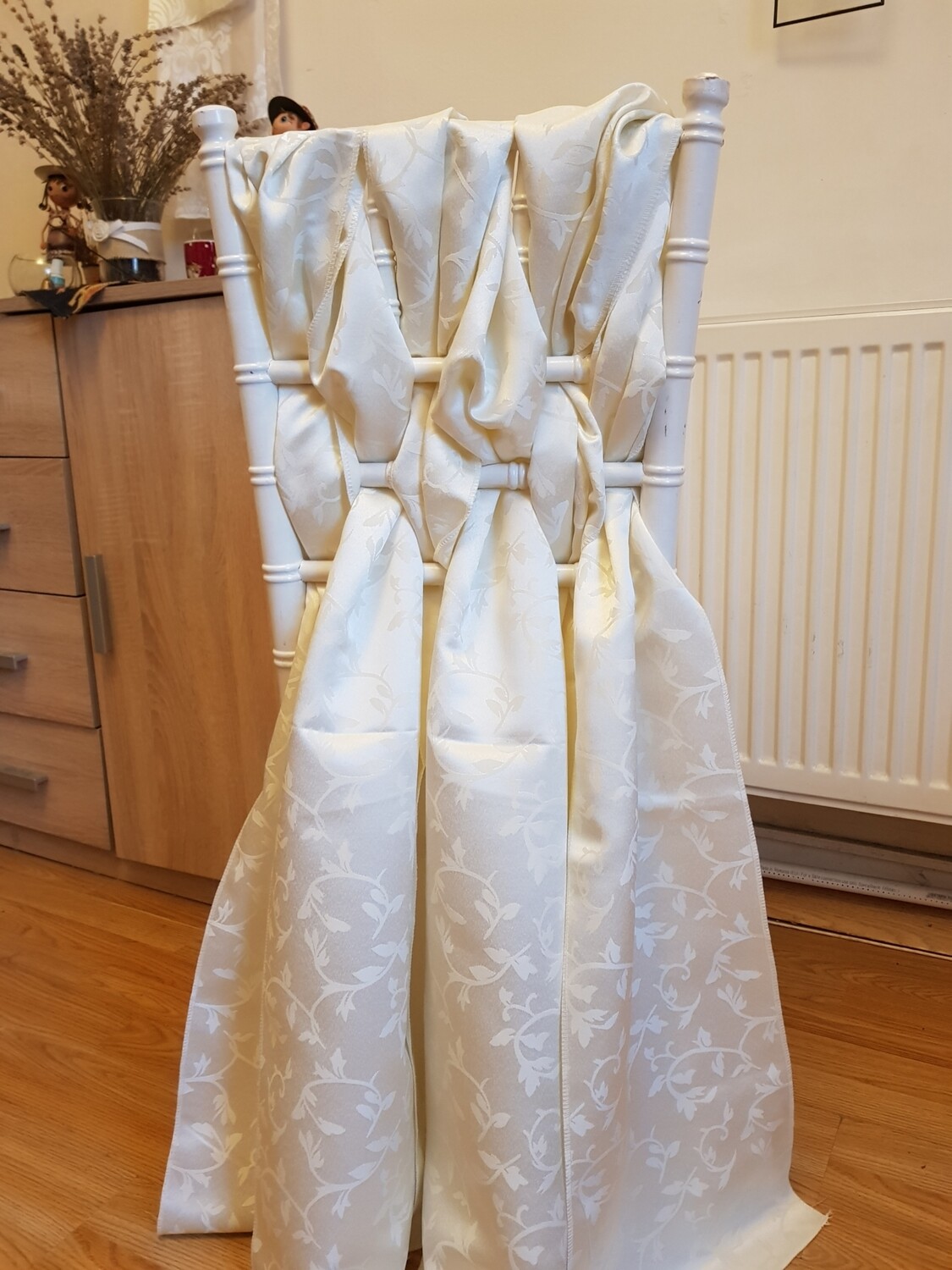 Esarfe confectionate din jacard ivory  20x180cm