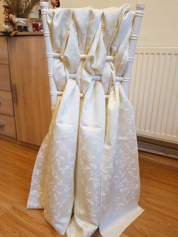 Esarfe confectionate din jacard ivory  20x180cm