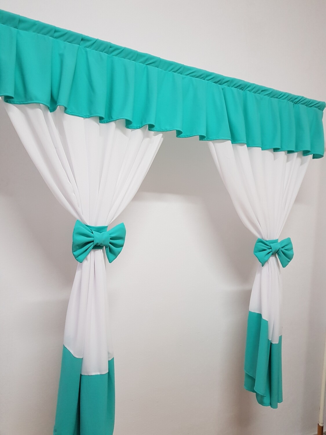 Perdea scurta pentru bucatarie (verde menta)