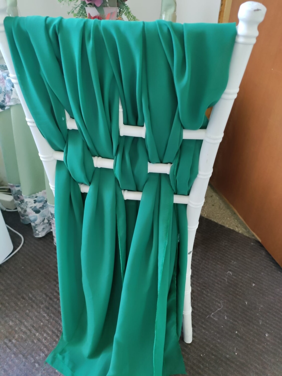 Esarfe 23x190 cm voal verde