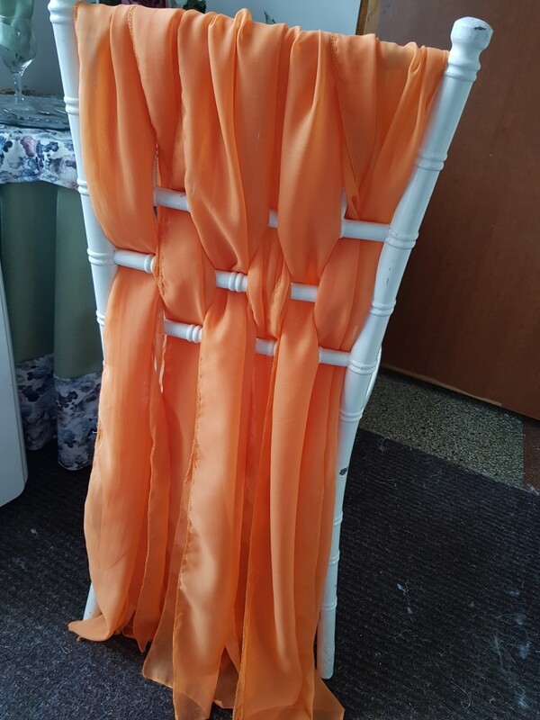 Esarfa voal chiffon 24x190 cm