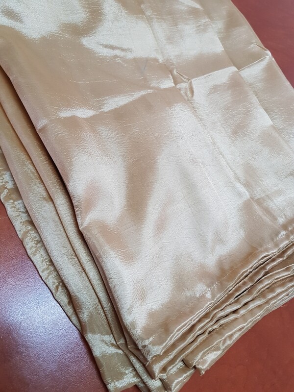 Napron auriu 33x215 cm- tafta