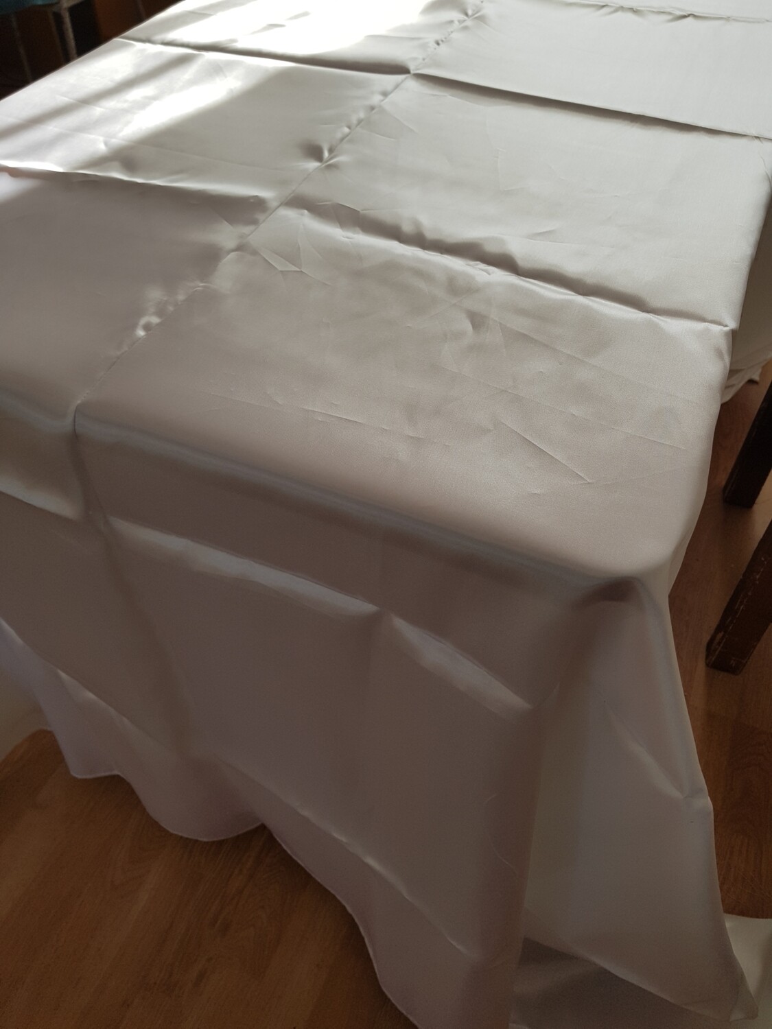 Fata masa 200x500 cm satin alb