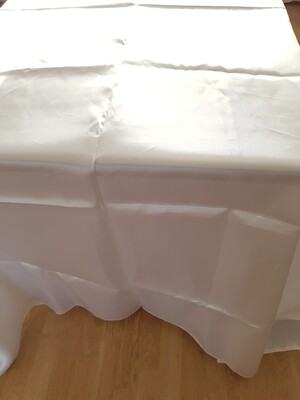 Fata masa 200x500 cm satin alb