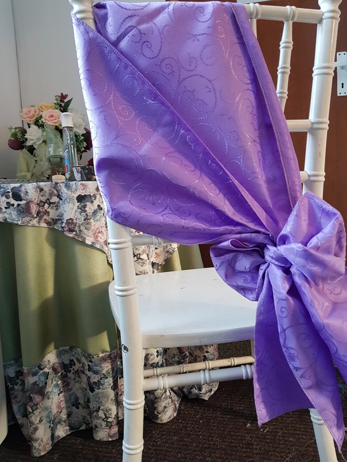 Esarfe brocard lila 21x235 cm