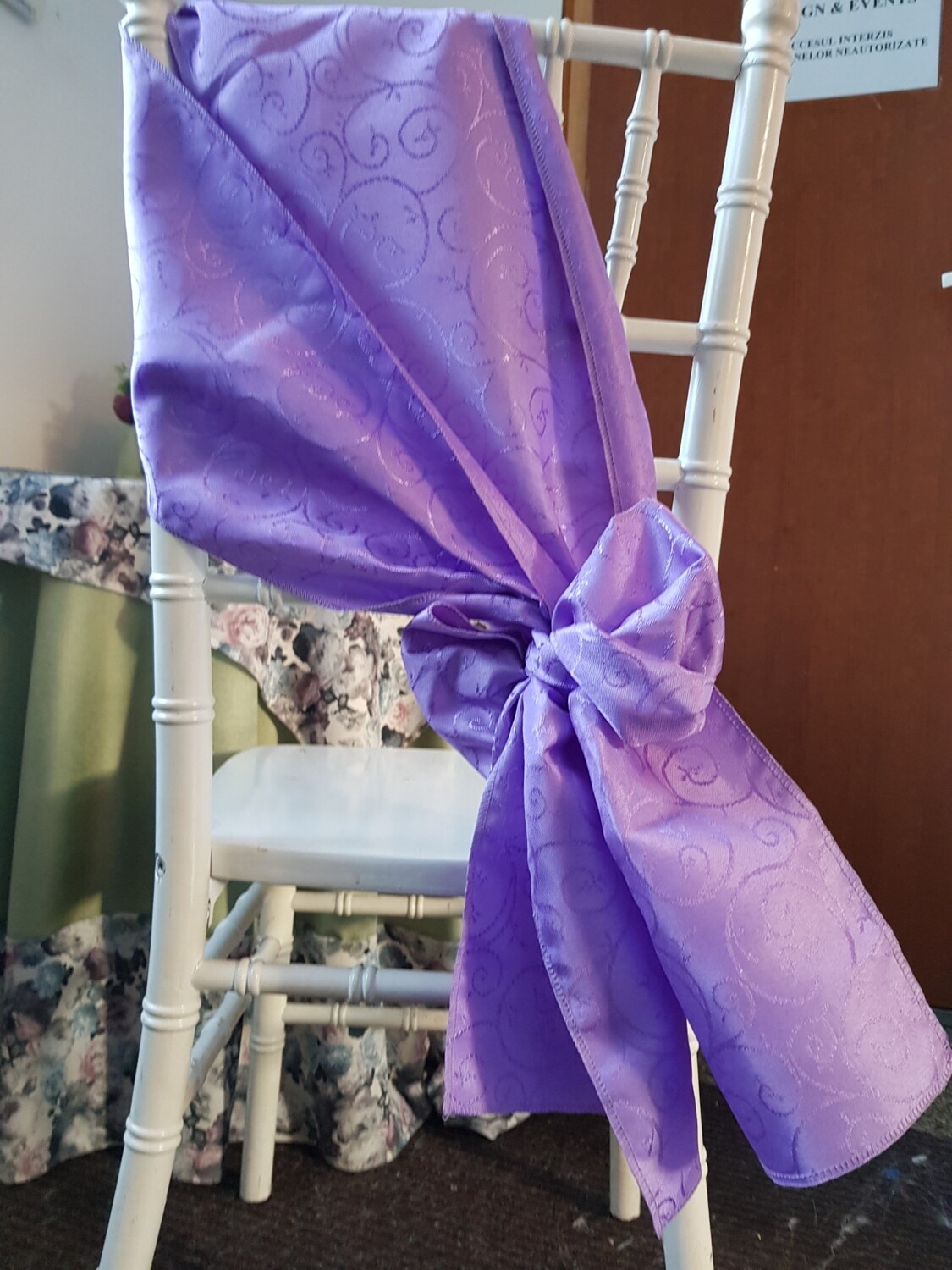 Esarfe brocard lila 21x235 cm