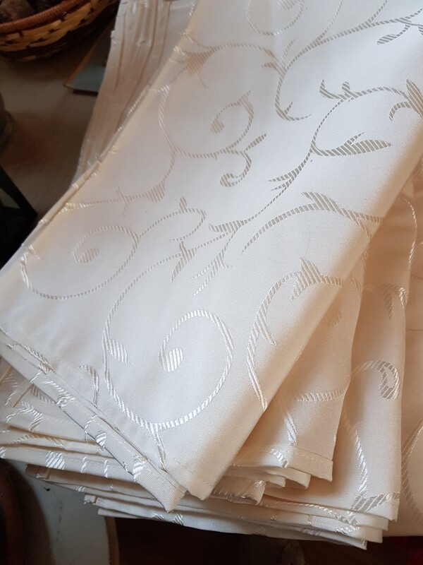 Servet 40x40 cm &quot; melci&quot; ivory crem