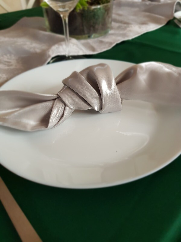 Servet gri-argintiu 35x35 cm