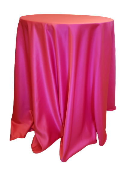 Față masă D300 cm brocart roz fucsia
