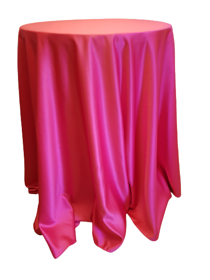 Față masă D300 cm brocart roz fucsia