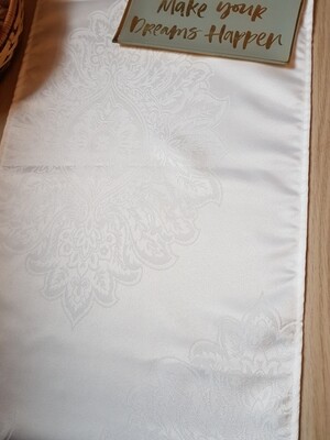 Traverse masa 35x190 cm brocart ivory