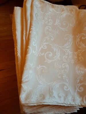 Traversa  masa 49x248 cm brocart ivory-crem