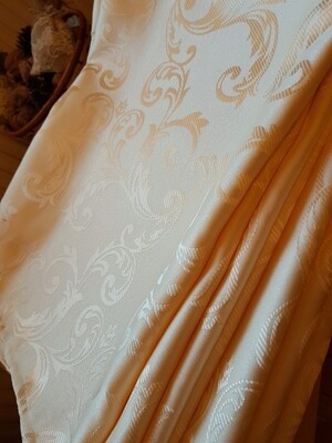 Traversa masa 49x248 cm brocart ivory-crem