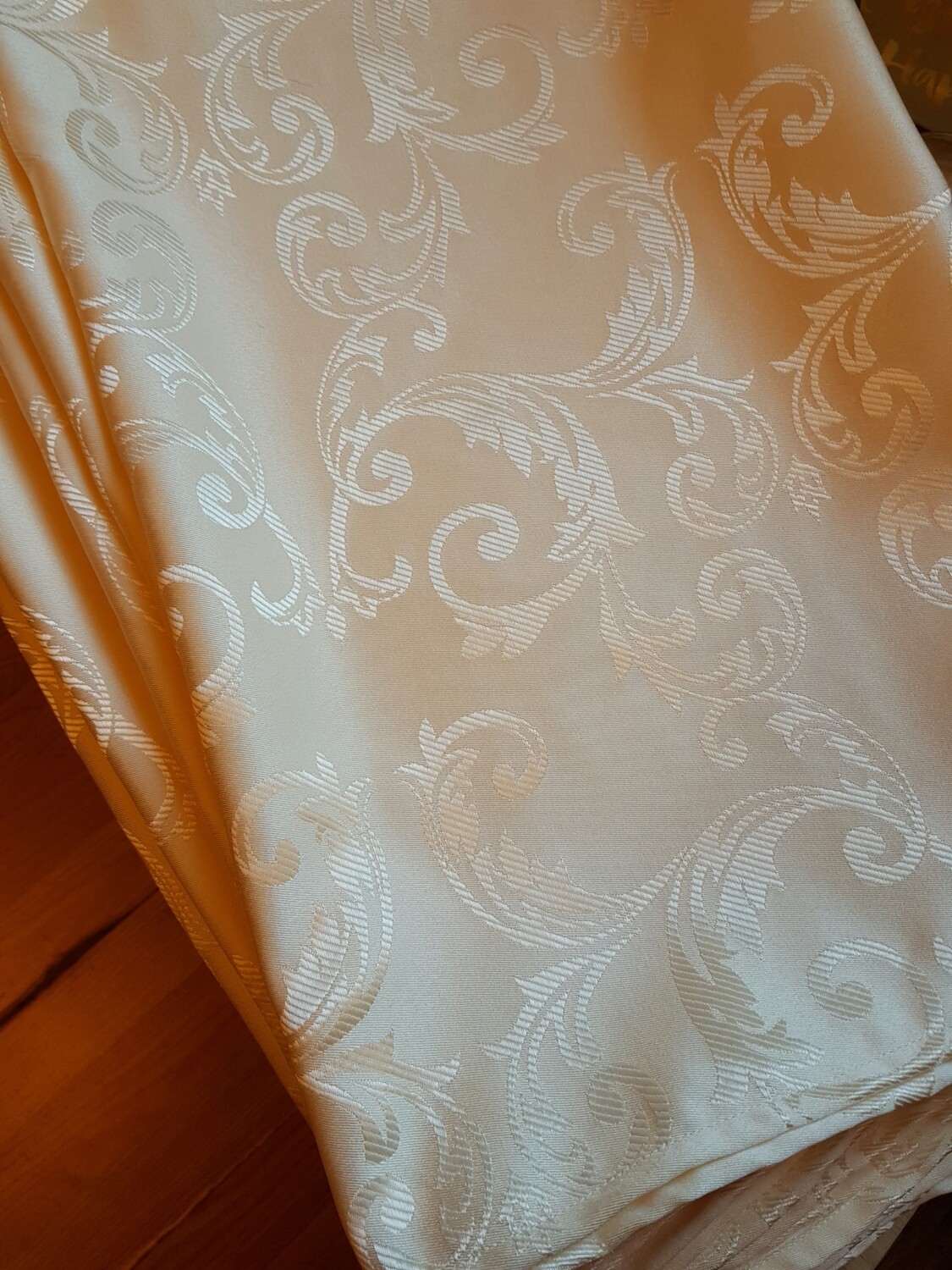 Traversa  masa 49x248 cm brocart ivory-crem