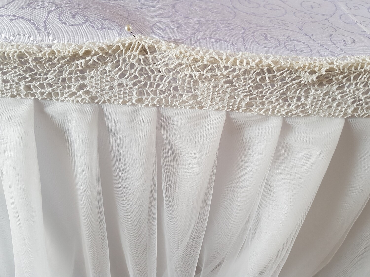 Fusta masa tulle si dantela