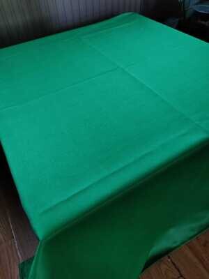 Fata masa 145x145 cm brocart satinat verde
