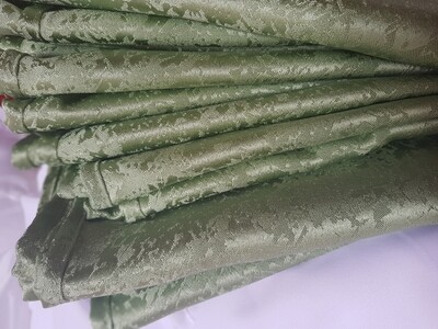 Traversa  brocart verde ”mar”, model a p e