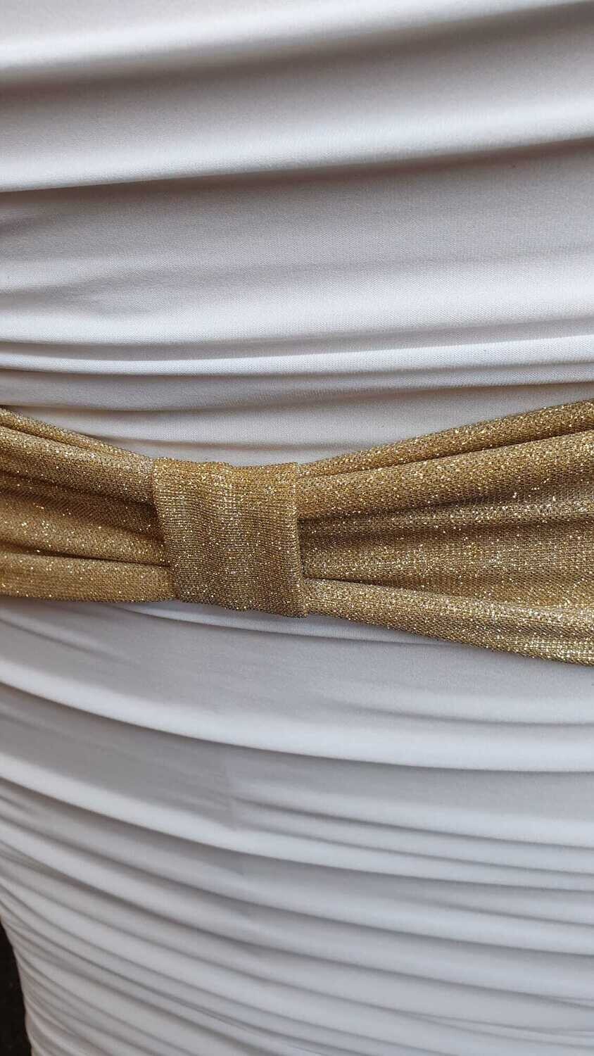 Banda elastica confectionata din tesatura tip lurex