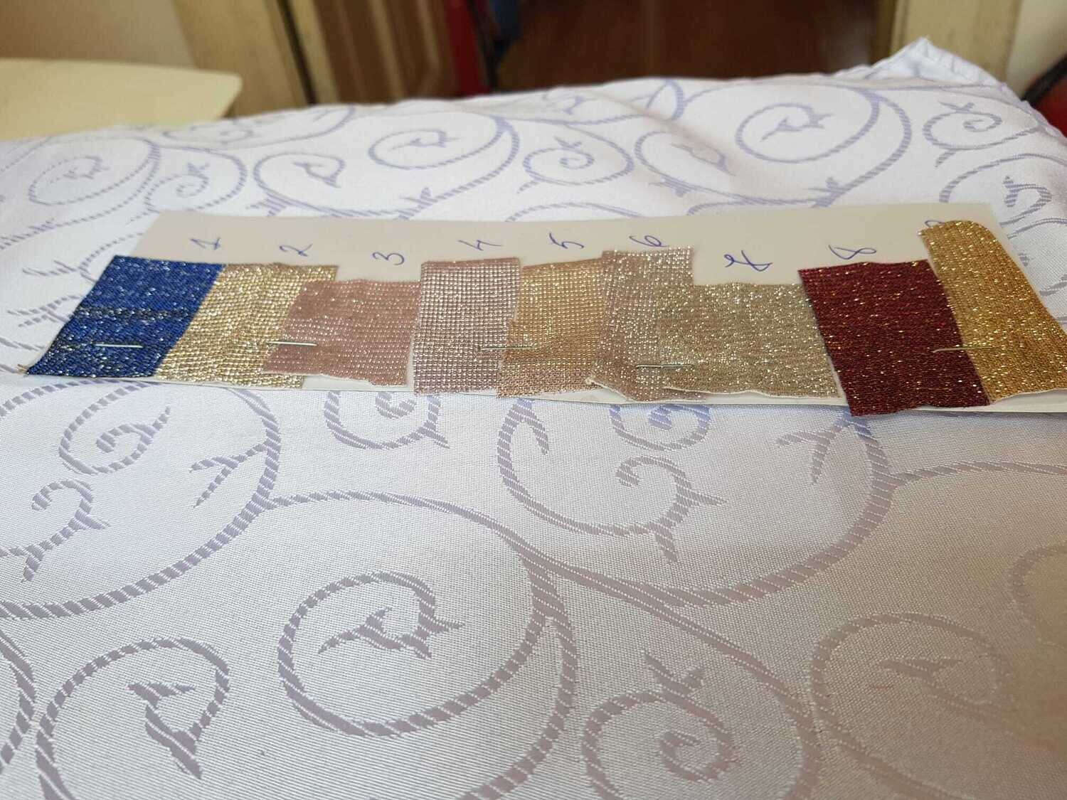 Traversa masa confectionata din tesatura tip lurex