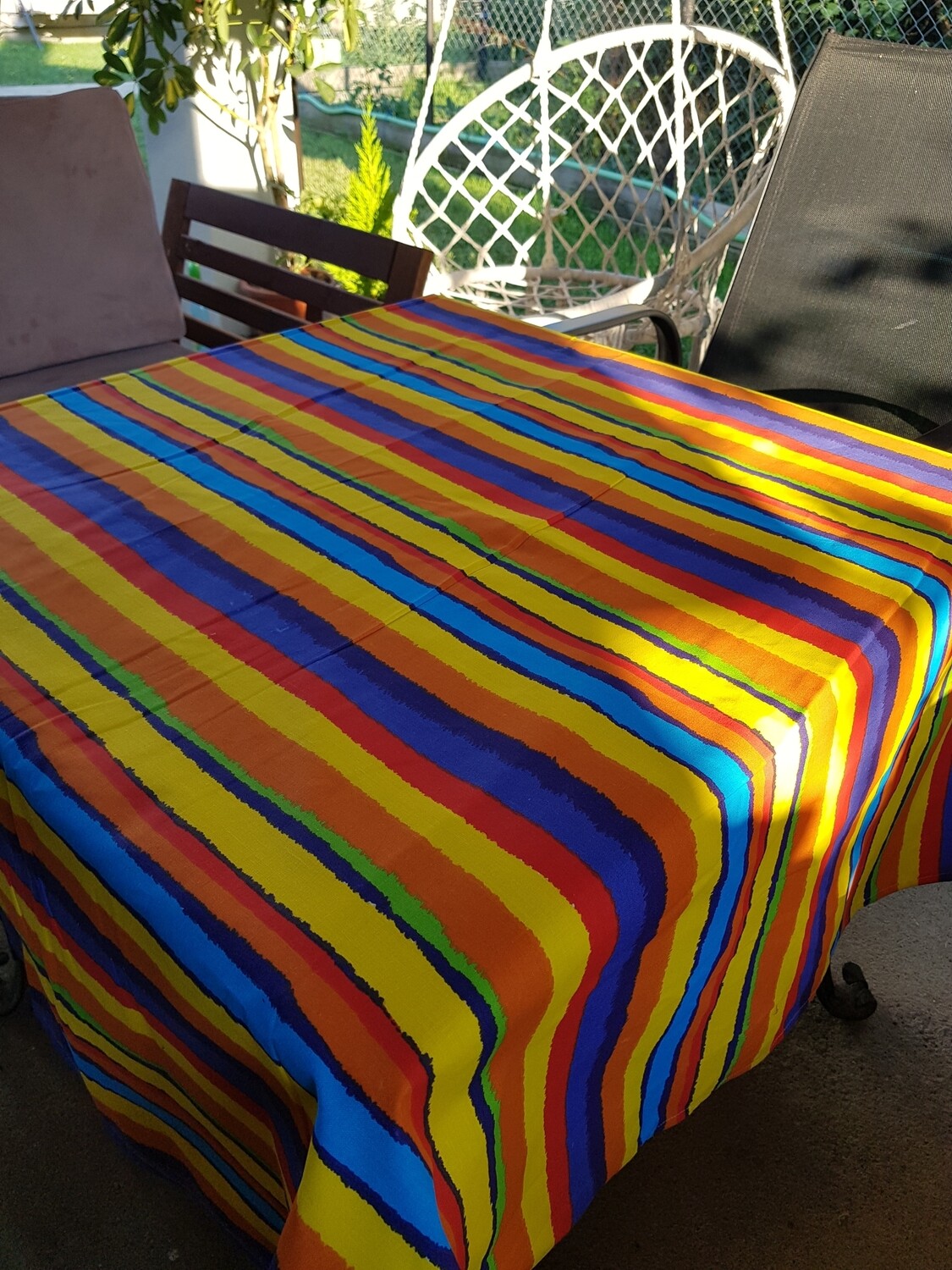 Fata masa creton multicolor