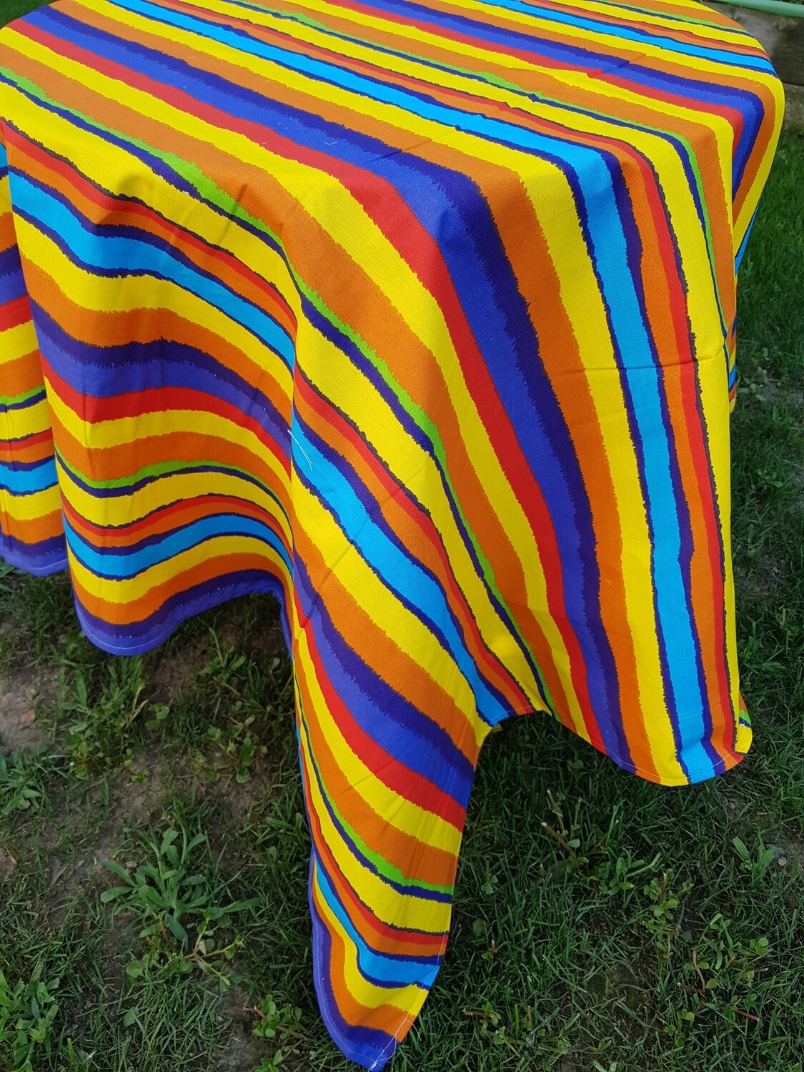 Fata masa creton multicolor