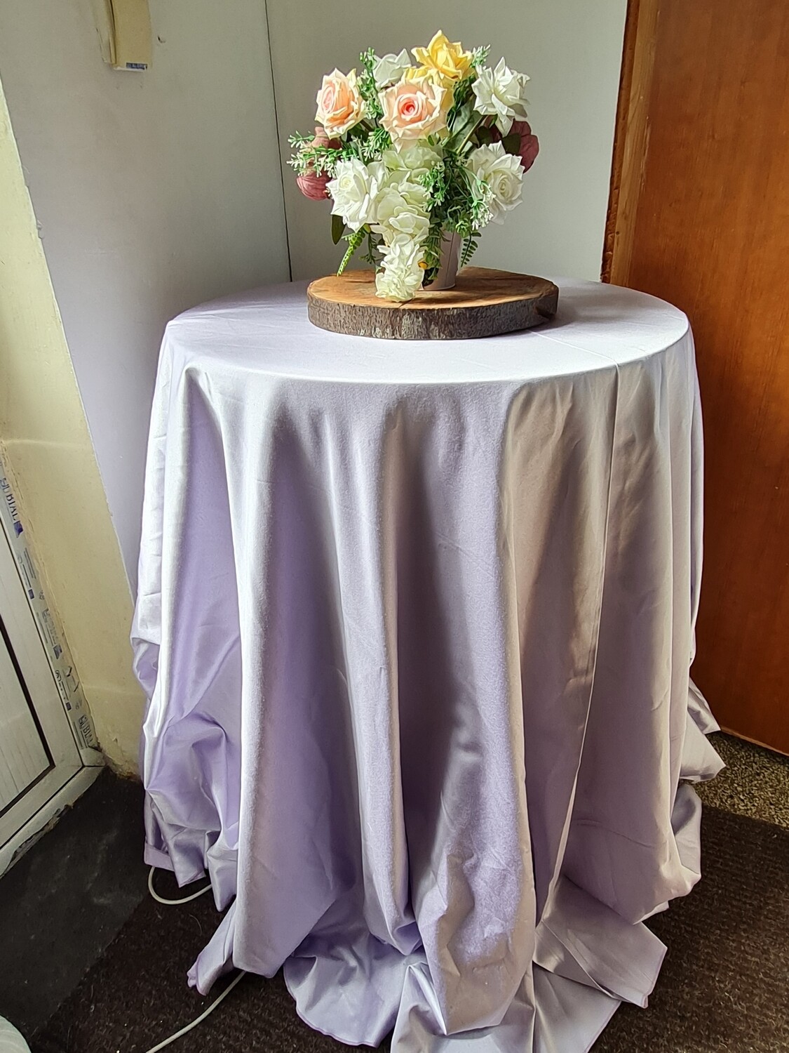 Fata masa D330 cm, damasc lila