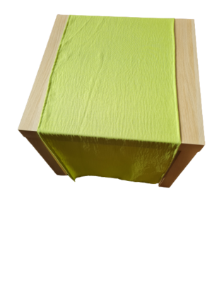 Traversa in verde lime 40x155 cm