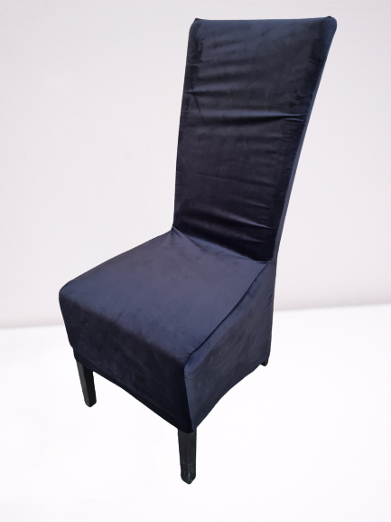 Husa scaun Munchen - catifea neagra