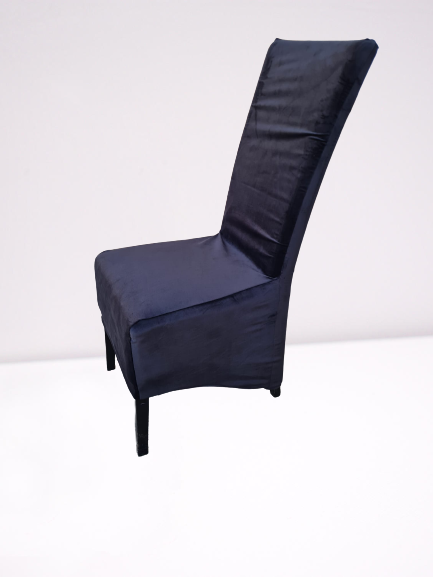 Husa scaun Munchen - catifea neagra