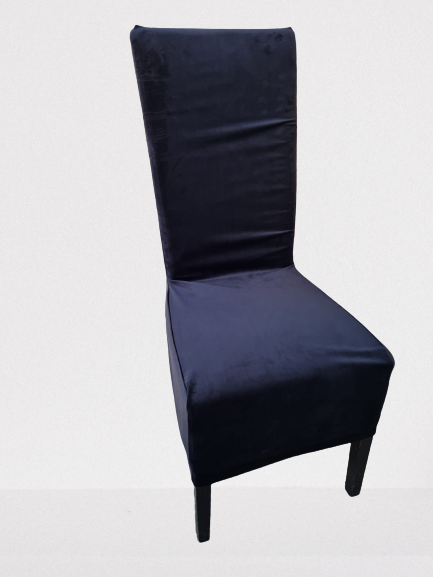 Husa scaun Munchen - catifea neagra