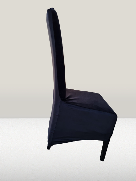 Husa scaun Munchen - catifea neagra
