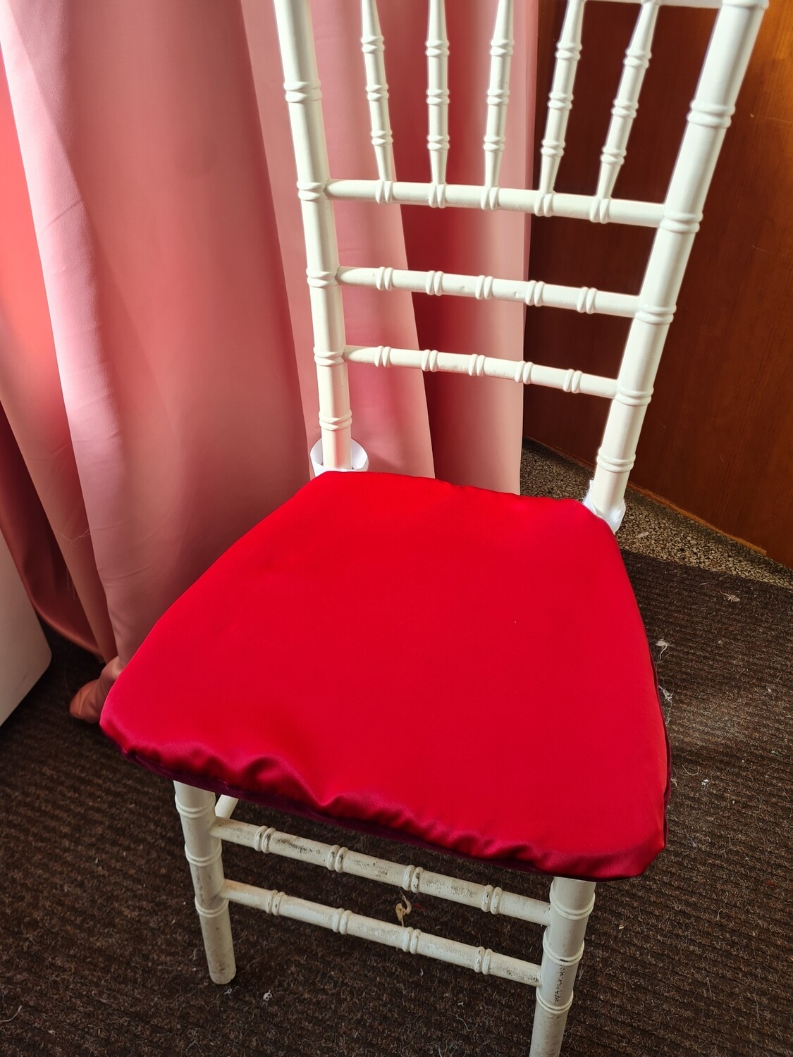 Husă pernă scaun chiavari - vișină putredă