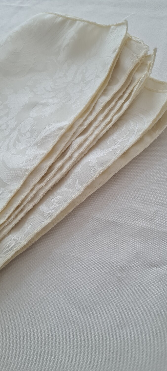 Servet jakard ivory 40 x 40 cm