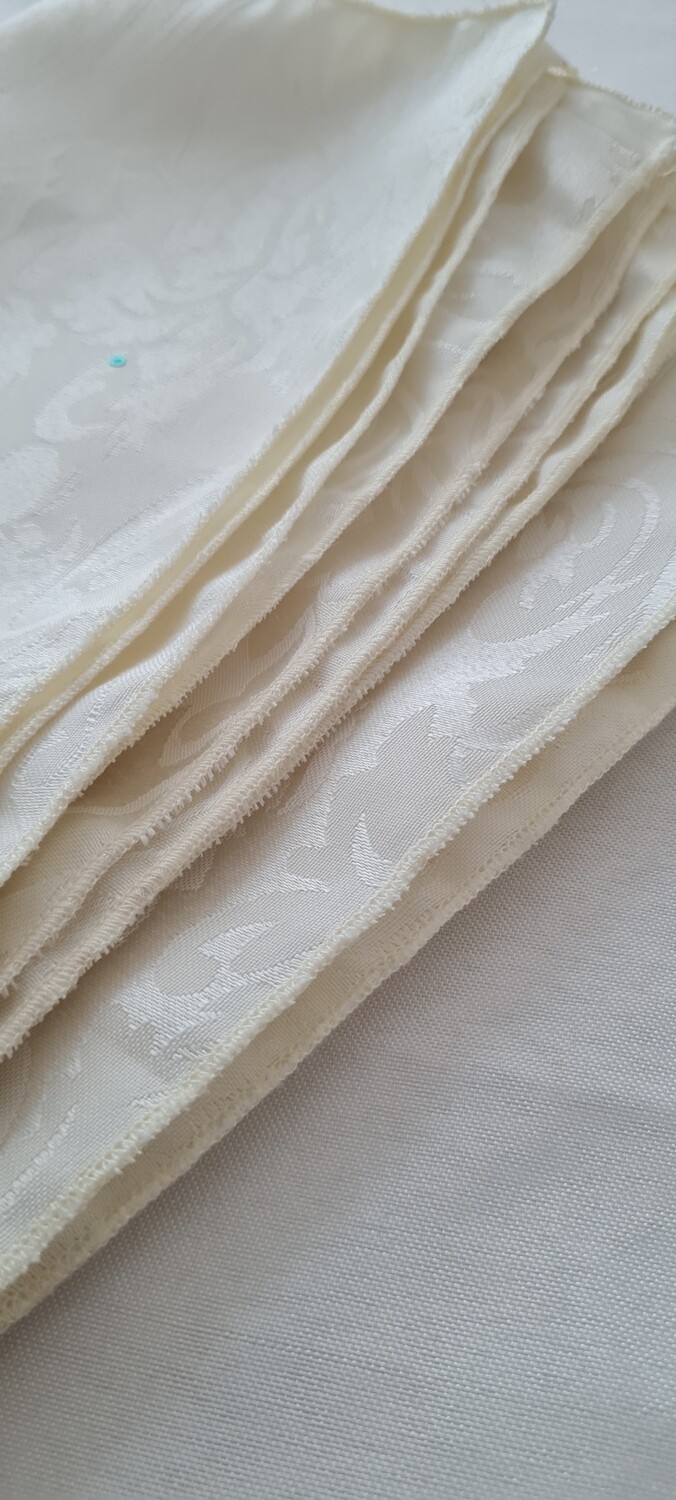 Servet jakard ivory 40 x 40 cm