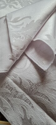 Servet 35x35 cm damasc alb murdar