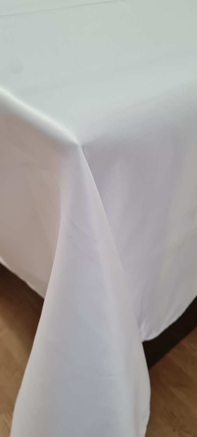 Fata masa brocart alb satinat (fără model )