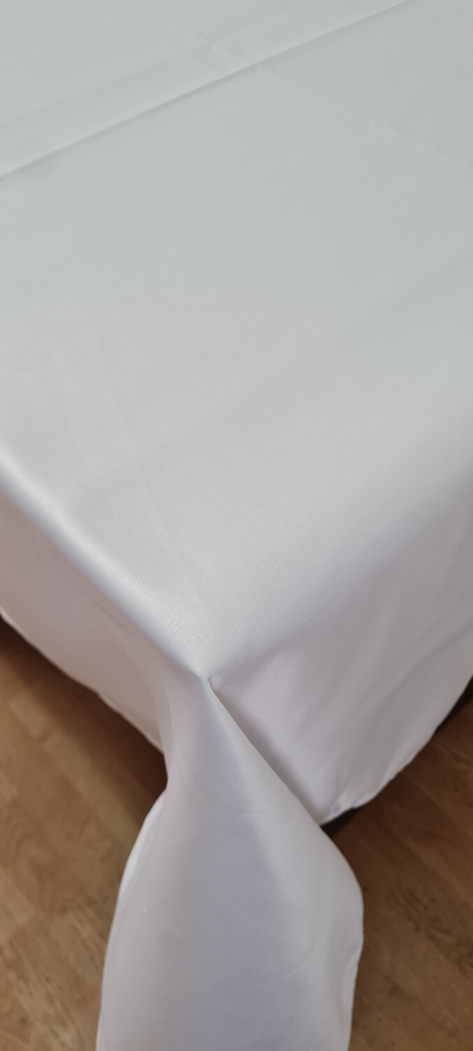 Fata masa brocart alb satinat (fără model )