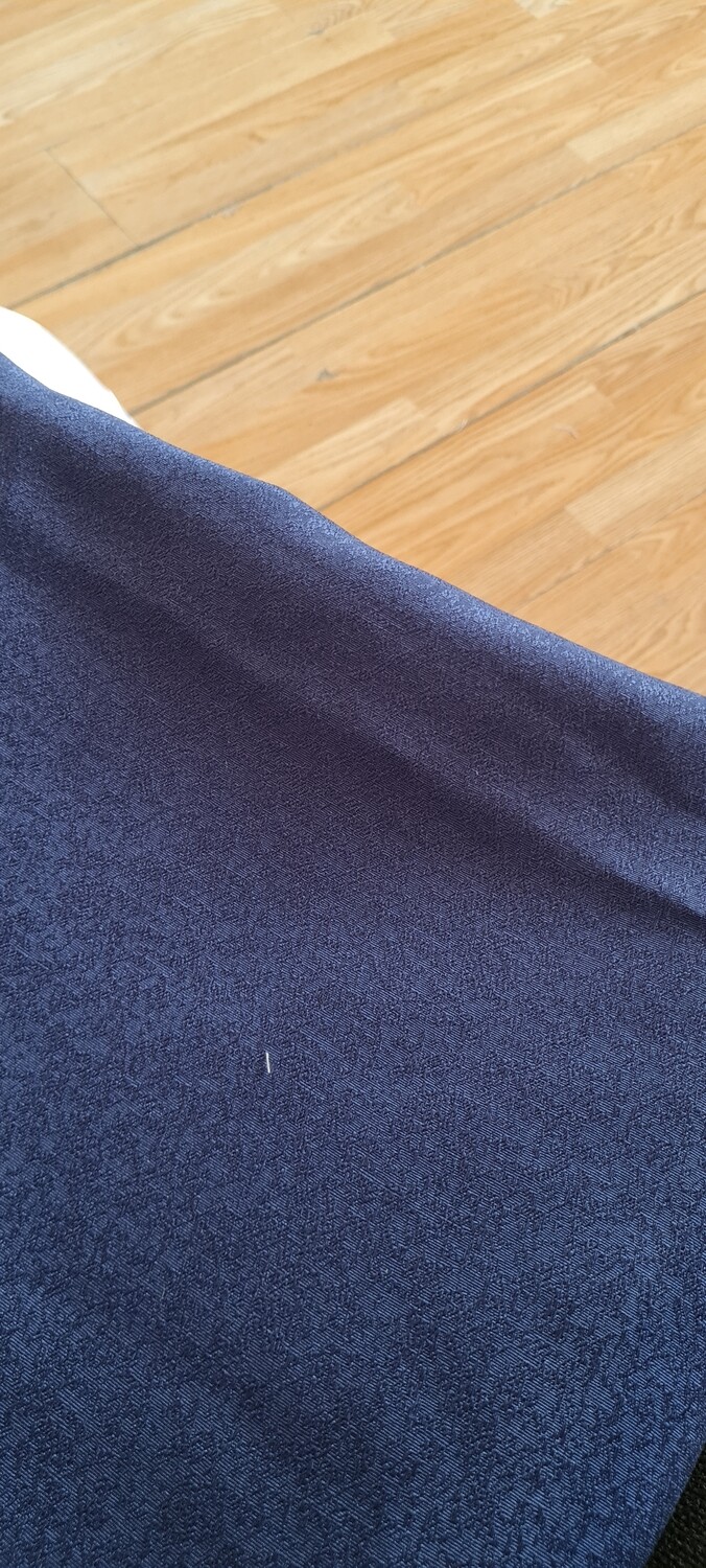 Fata masa diametrul 270 cm, brocart indigo