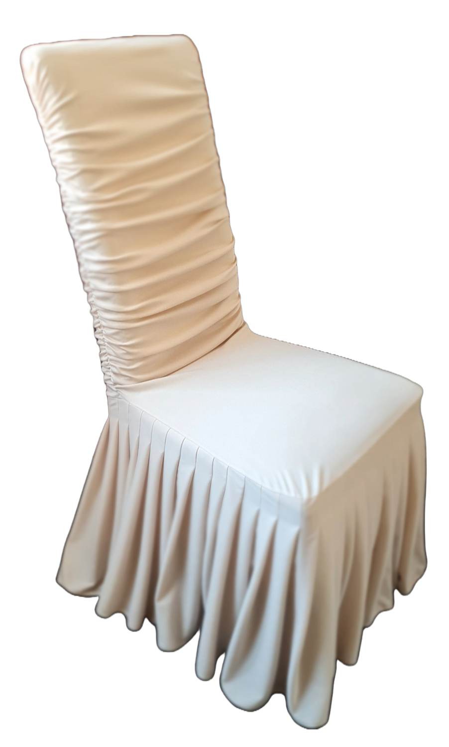 Husa elastica scaun Munchen - milanez bej deschis