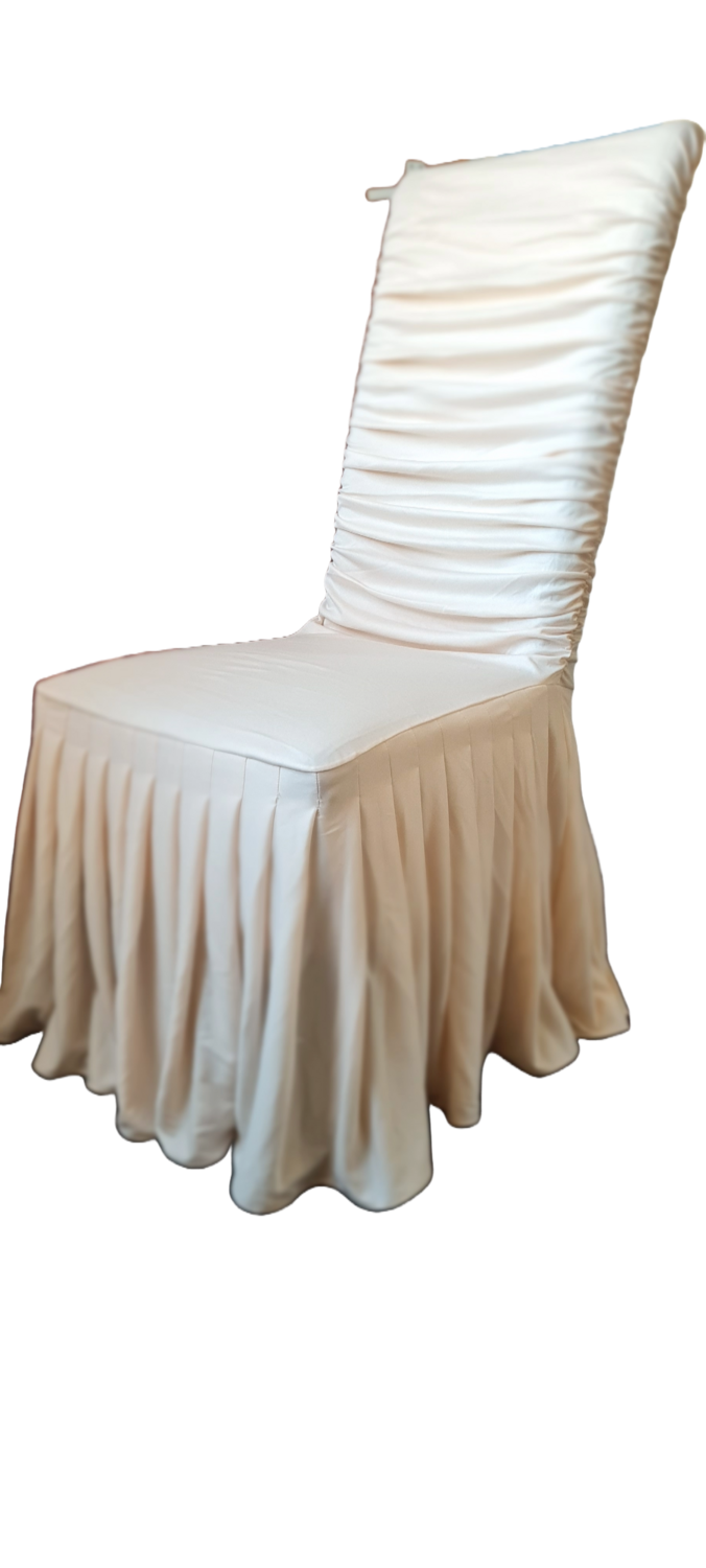 Husa elastica scaun Munchen - milanez somon deschis