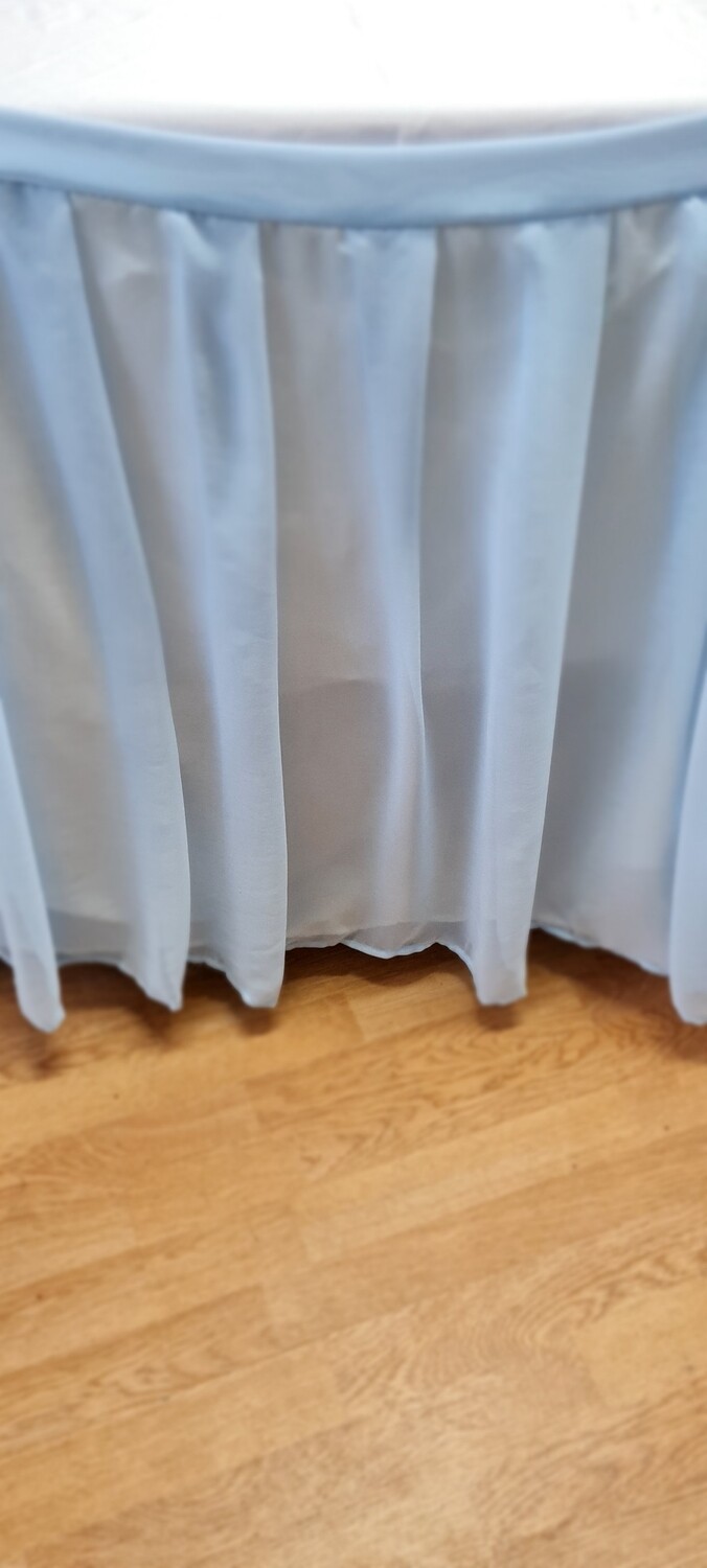 Fusta masa voal bleu 75x520 cm