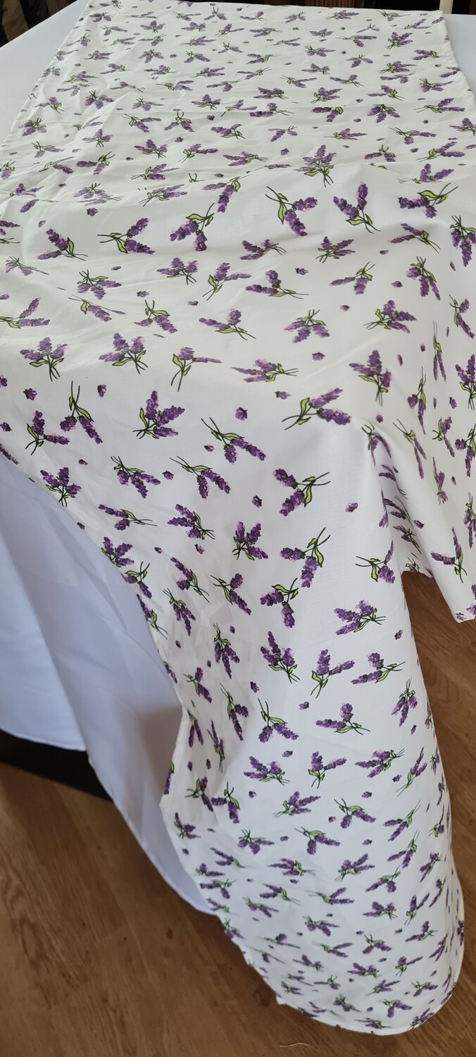Napron bumbac imprimeu lavanda