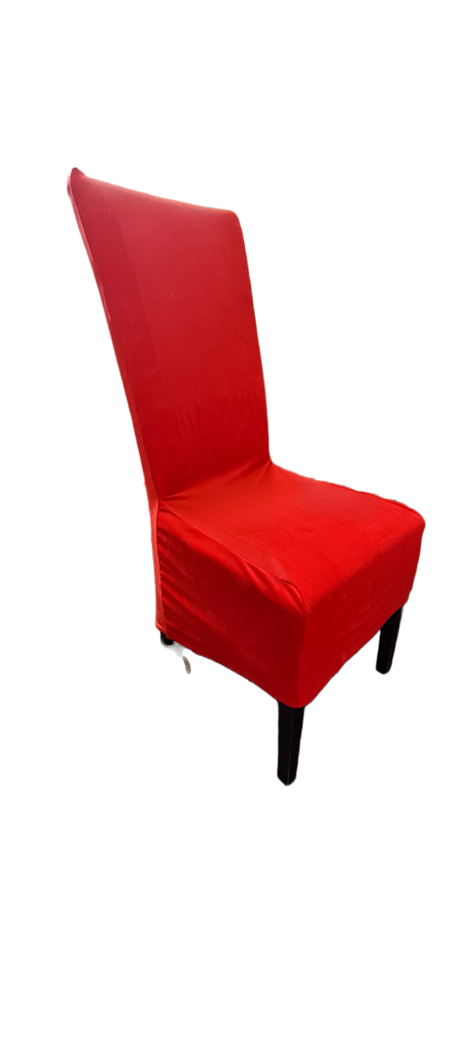 Husa catifea roșie pentru scaun München