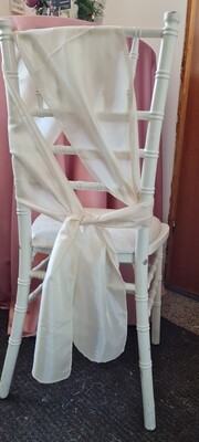 Esarfe 20x200 cm tafta ivory-crem