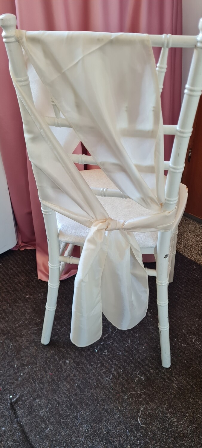 Esarfe 20x200 cm tafta ivory-crem