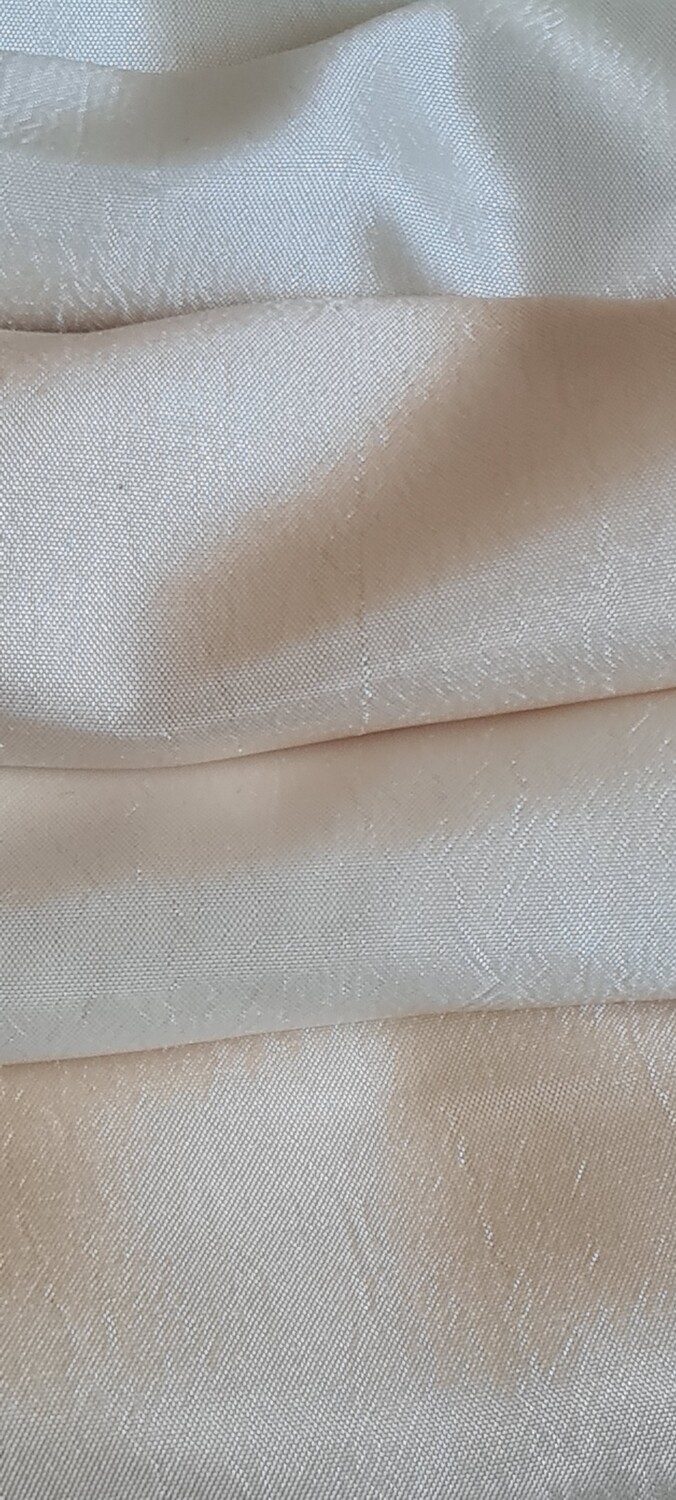Esarfe 20x200 cm tafta ivory-crem