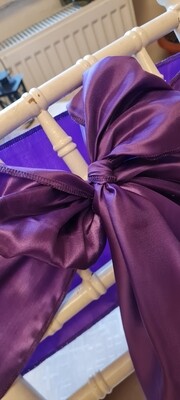 Esarfe 20x195 cm, satin mov