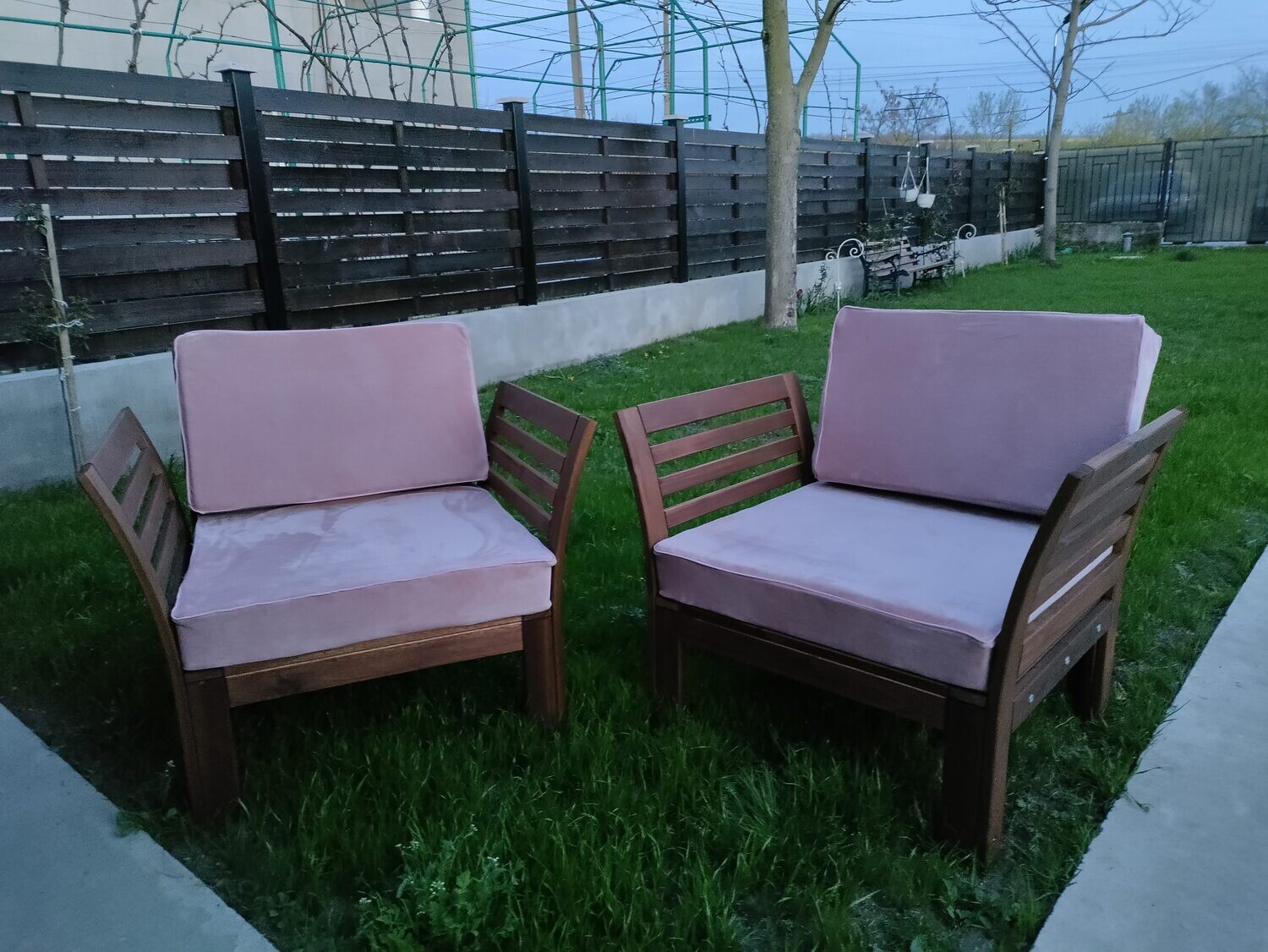 Huse perna fotoliu terasa