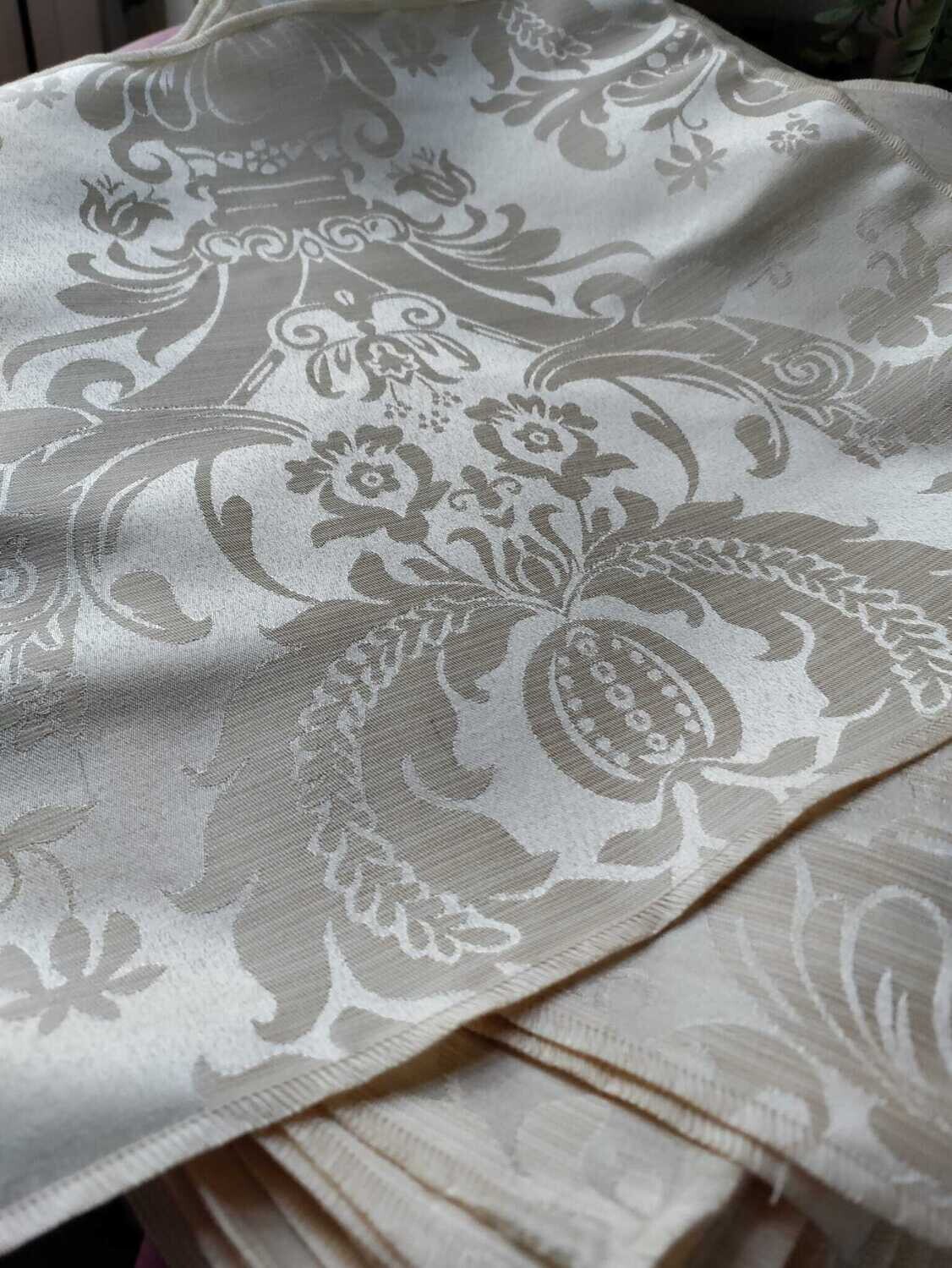 Servet 34x34 cm jakard ”Satu Mare” crem-auriu